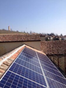 pannelli fotovoltaico sul tetto elettrosistemi