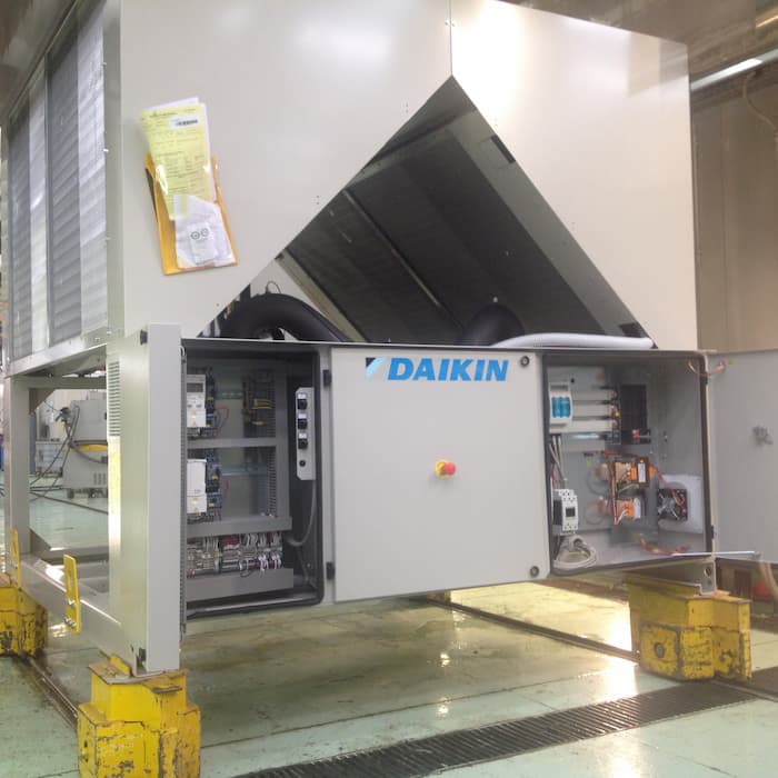 Pompa di calore Daikin unità esterna da installare